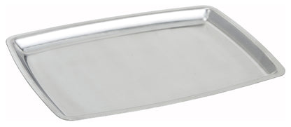Winco SIZ-11B 11" x 7" Stainless Steel Sizzle Platter