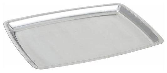 Winco SIZ-11B 11" x 7" Stainless Steel Sizzle Platter
