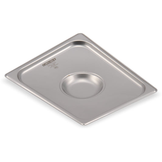 Carlisle 607120C 1/2 Size Stainless Steel DuraPan Steam Table Hotel Pan Handled Cover