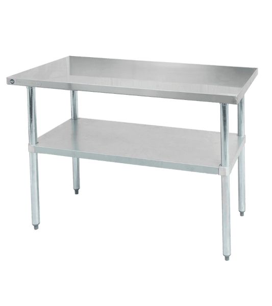 Thorinox DSST-3084-GS 30" x 84" Stainless Steel Work Table with Galvanized Steel Undershelf & Legs