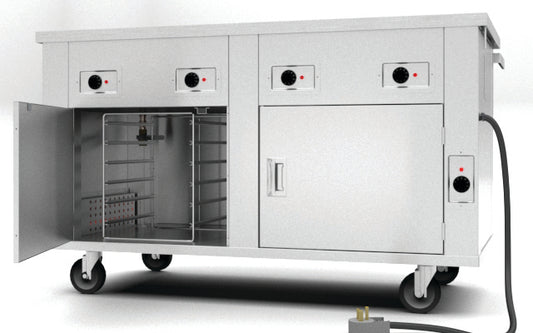 Dinex DXPHD2 2-Well DineXpress Hinged Doors