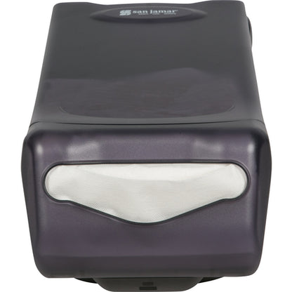 Carlisle H5000TBK 450 Napkin Black Countertop Venue Napkin Dispenser, Minifold Control Face