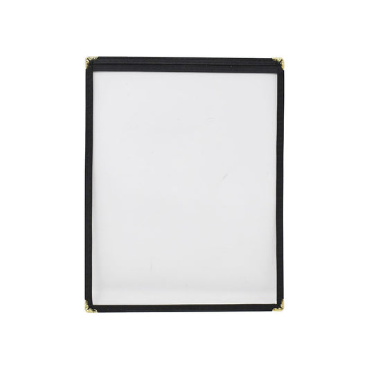 Omcan 39790 9 1/2" x 11 3/4" Black Single Menu Holder