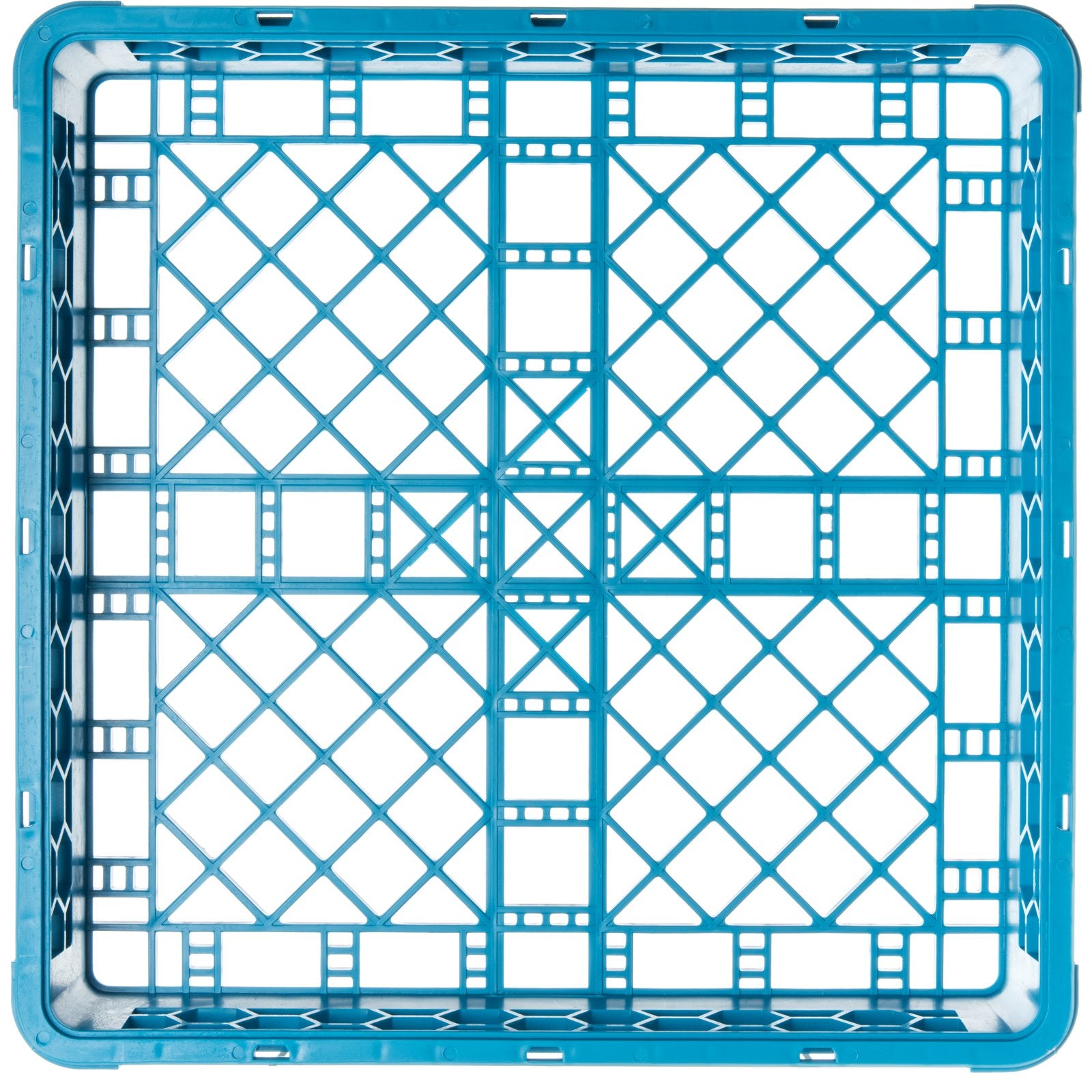 Carlisle RB14 Carlisle Blue Polypropylene OptiClean Open Bowl Rack 3.25