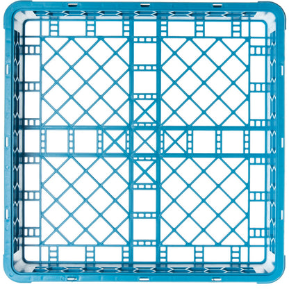 Carlisle RB14 Carlisle Blue Polypropylene OptiClean Open Bowl Rack 3.25