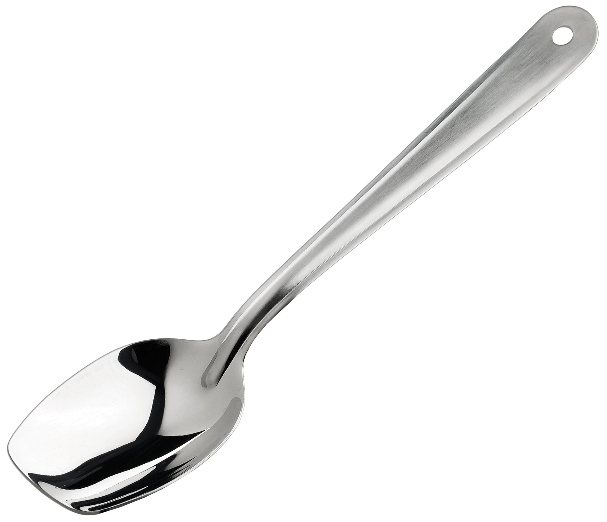 Winco SPS-S10 10" Slanted Plating Spoon, Solid