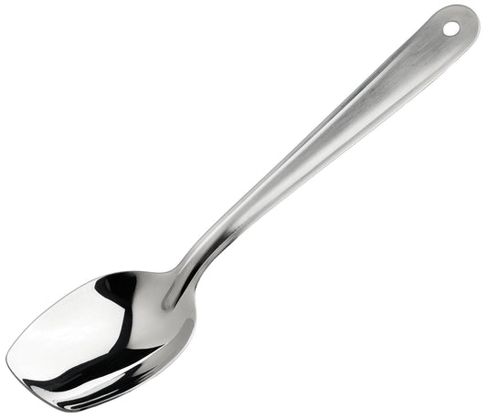 Winco SPS-S10 10" Slanted Plating Spoon, Solid