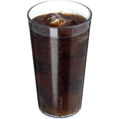 Carlisle 5216-207 16 oz Clear SAN Stackable Plastic Tumbler