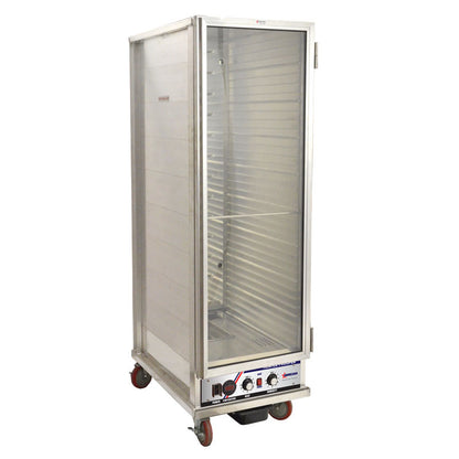 Omcan 31834 Non-Insulated Heater / Proofer Cabinet with thirty-five 18" x 26" pans
