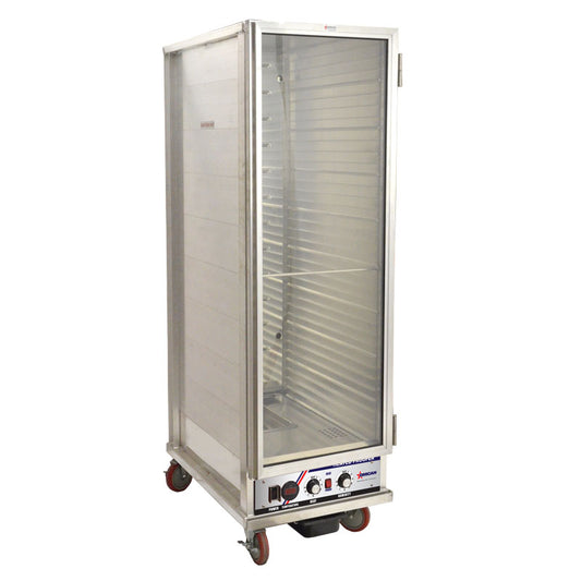 Omcan 31834 Non-Insulated Heater / Proofer Cabinet with thirty-five 18" x 26" pans