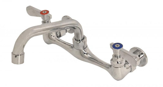 Omcan 39254 Splash Mounted Faucet for 18" x 18" - One Tub Sinks and Blender Station