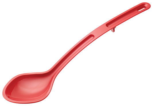 Winco CVSS-13R 13" Red Curved Polycarbonate Serving Spoon