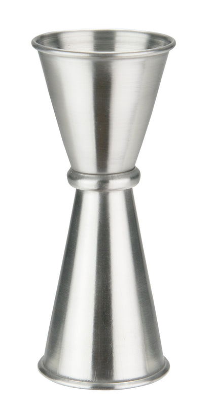 Winco J-8 1 oz. x 1.25 oz. Stainless Steel Japanese-Style Jigger