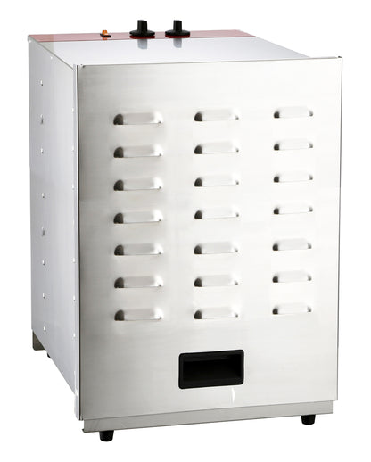 Omcan 47042 16 Tray Stainless Steel Food Dehydrator with Thermostat Control and Timer