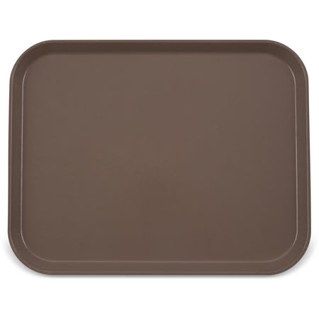Dinex DX1089I31 14" x 18" Latte Flat Glasteel Tray