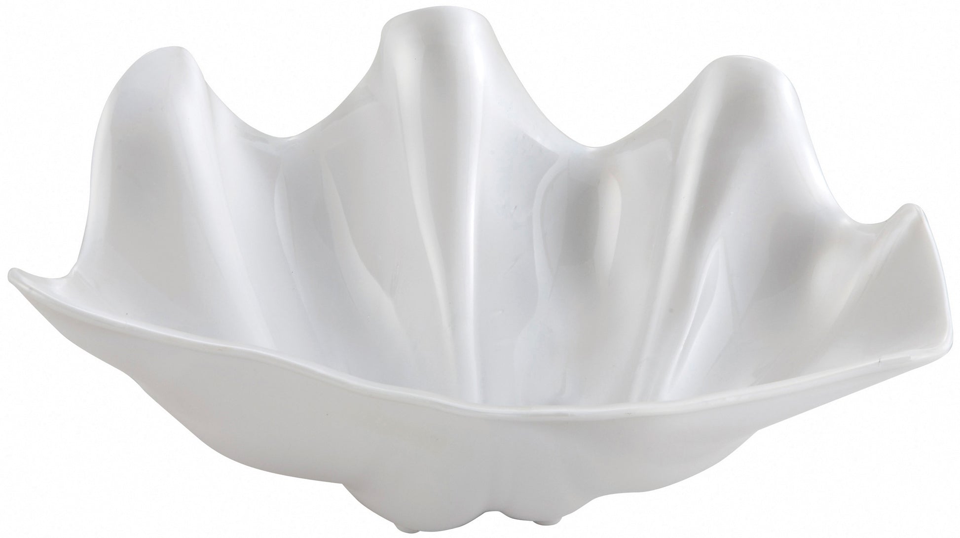 Winco PSBW-1W 20 oz. Pearl Shell Bowl