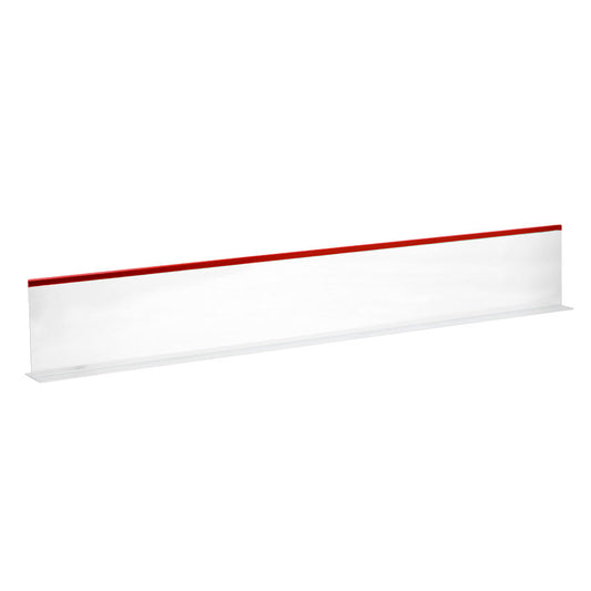 Omcan 10781 5" x 30" Clear Divider with Red Beading