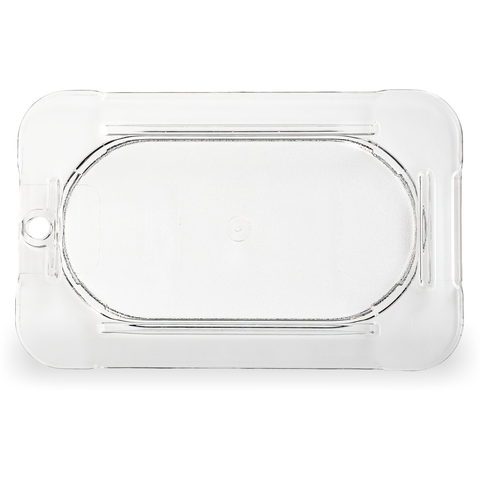 Carlisle 10336U07 1/9 Size Clear Polycarbonate StorPlus Flat Universal Lid