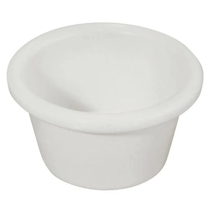 Winco RP-3W 3 oz. White Plain Ramekins