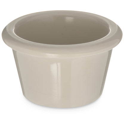 Carlisle S27542 1.5 oz Bone Melamine Smooth Ramekin