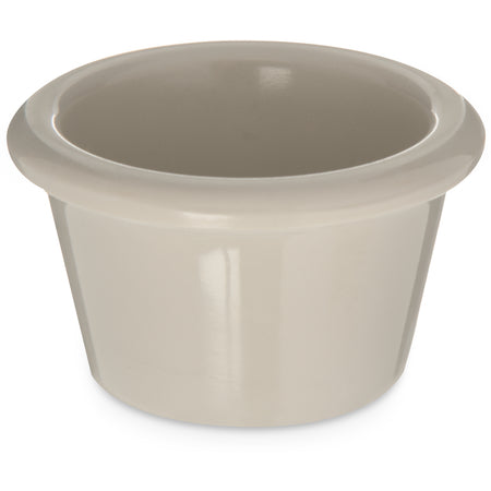 Carlisle S27542 1.5 oz Bone Melamine Smooth Ramekin