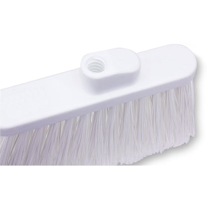 Carlisle 36867EC02 White OmniFit Color-Code Flagged Broom Head