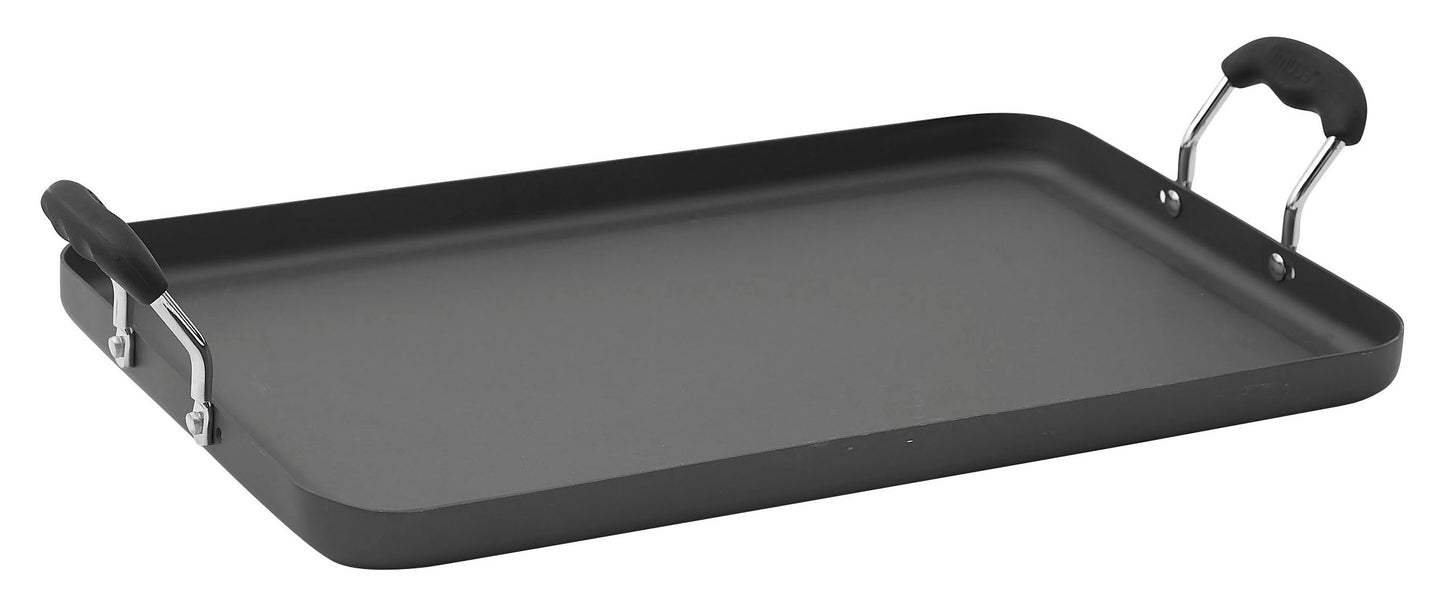 Winco HAG-2012 19-5/8" x 12-1/4" Hard Anodized Aluminum Griddle