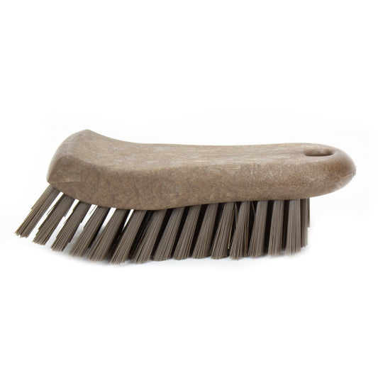 Carlisle 40521EC01 6" Brown Sparta Color Coded Hand Scrub Brush