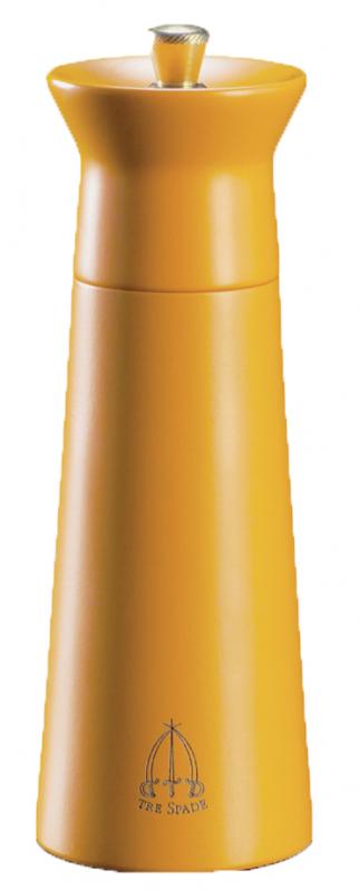 Omcan 43708 15-cm Nabucco Series Classic Collection - Salt Mill Orange Beech Wood
