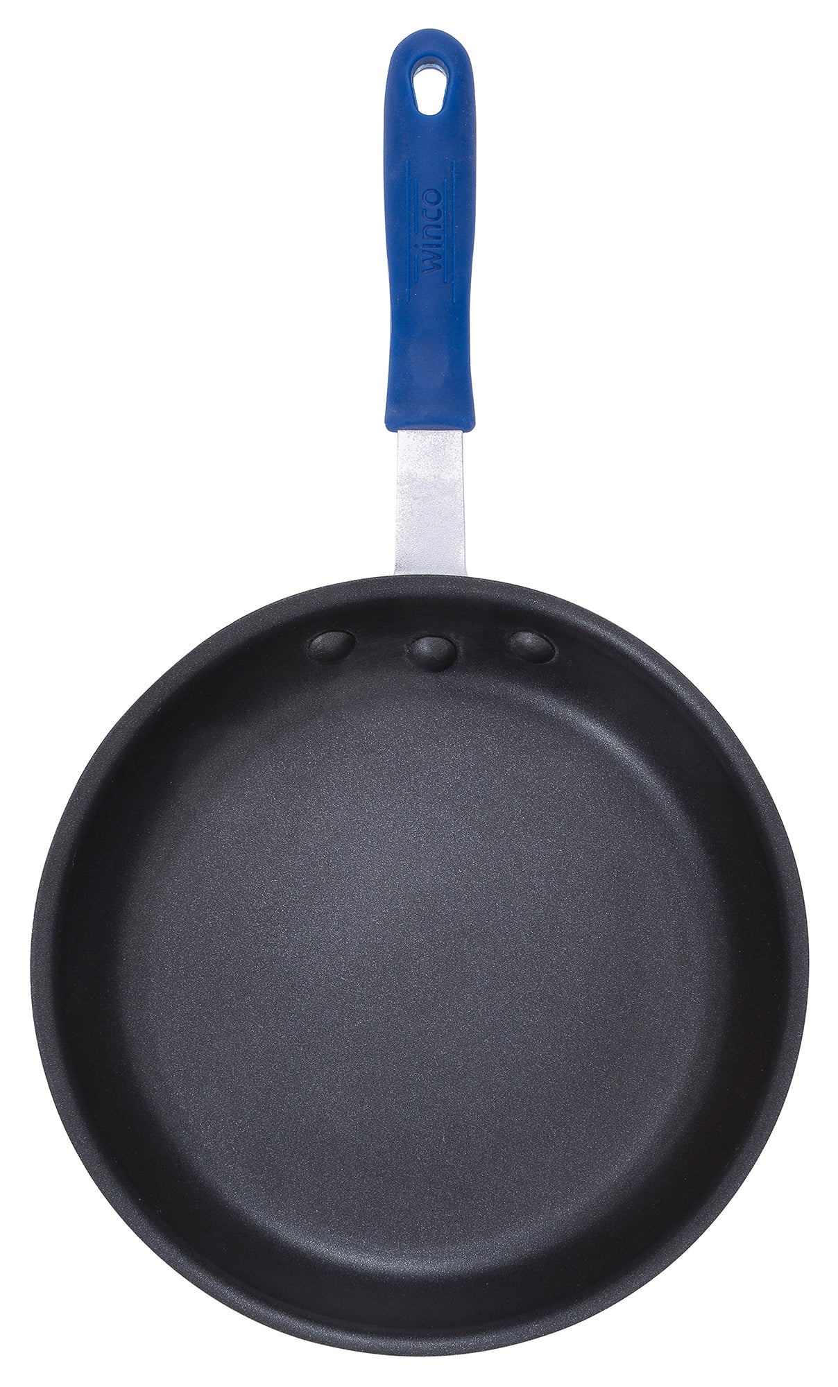 Winco AFPI-12NH 12" Aluminum Induction Ready Fry Pan w/ Stainless Steel Bottom, Non-stick