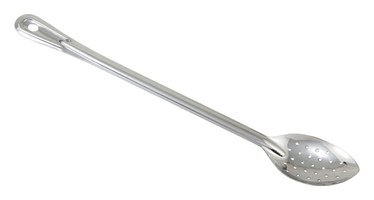 Winco BSPT-18 18" Stainless Steel Perforated Basting Spoon
