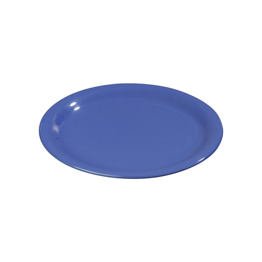 Carlisle 3300814 6.5" Ocean Blue Sierrus Melamine Narrow Rim Pie Plate