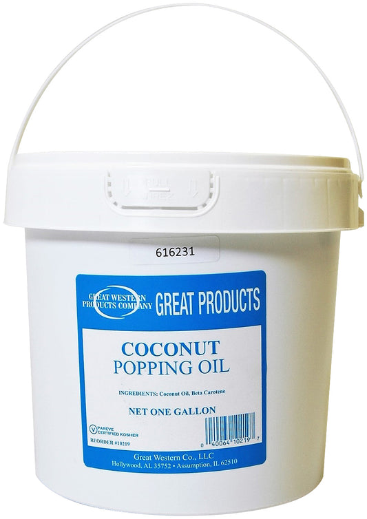 Winco 40011 Benchmark Popcorn Coconut Oil - Gallon