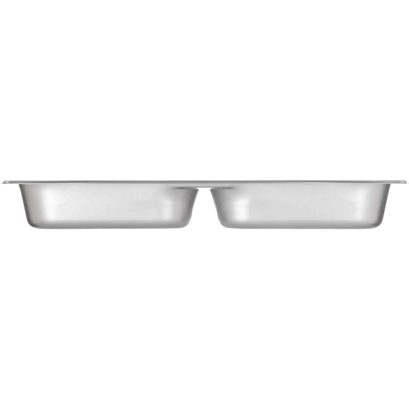 Carlisle 607002D Full-Size Stainless Steel DuraPan Divided Steam Table Hotel Pan, 2.5" Deep