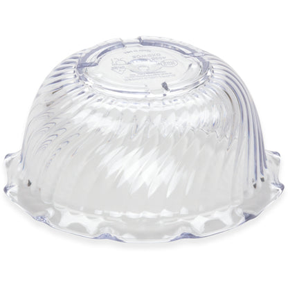 Dinex DXSWC807 8 oz Clear SAN Tulip Turnbury Swirl Bowl (48/cs)