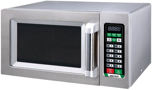 Winco EMW-1000ST Stainless Steel Touch Spectrum Commercial Microwave