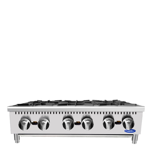 Atosa ACHP-6-NG 36" Natural Gas Six Burner Heavy Duty Hotplate