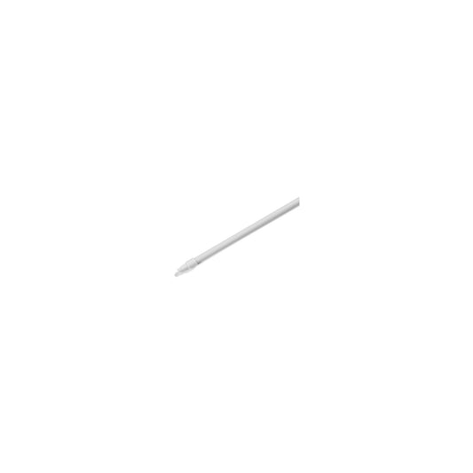 Carlisle 4022702 60" White Fiberglass Sparta Solid Foam-Filled, Threaded Handle with Flex Tip