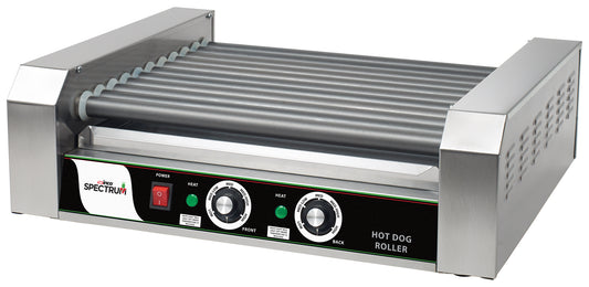 Winco EHDG-11R Spectrum 30 Hot Dog Roller, Non-Stick