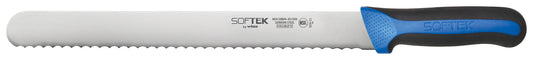 Winco KSTK-121 12" SofTek Wavy Edge Slicer, Soft Grip Handle