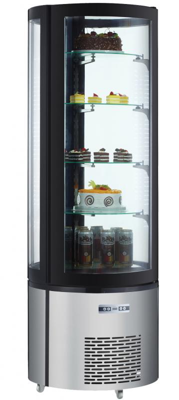 Omcan 40440 14.1 cu.ft./400 L 27" Circular Refrigerated Showcase