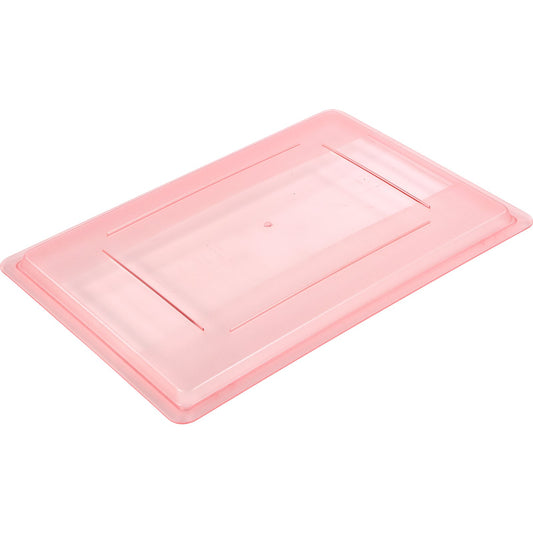 Carlisle 10627C05 26" x 18" Red Polycarbonate StorPlus Color-Coded Food Storage Container Lid