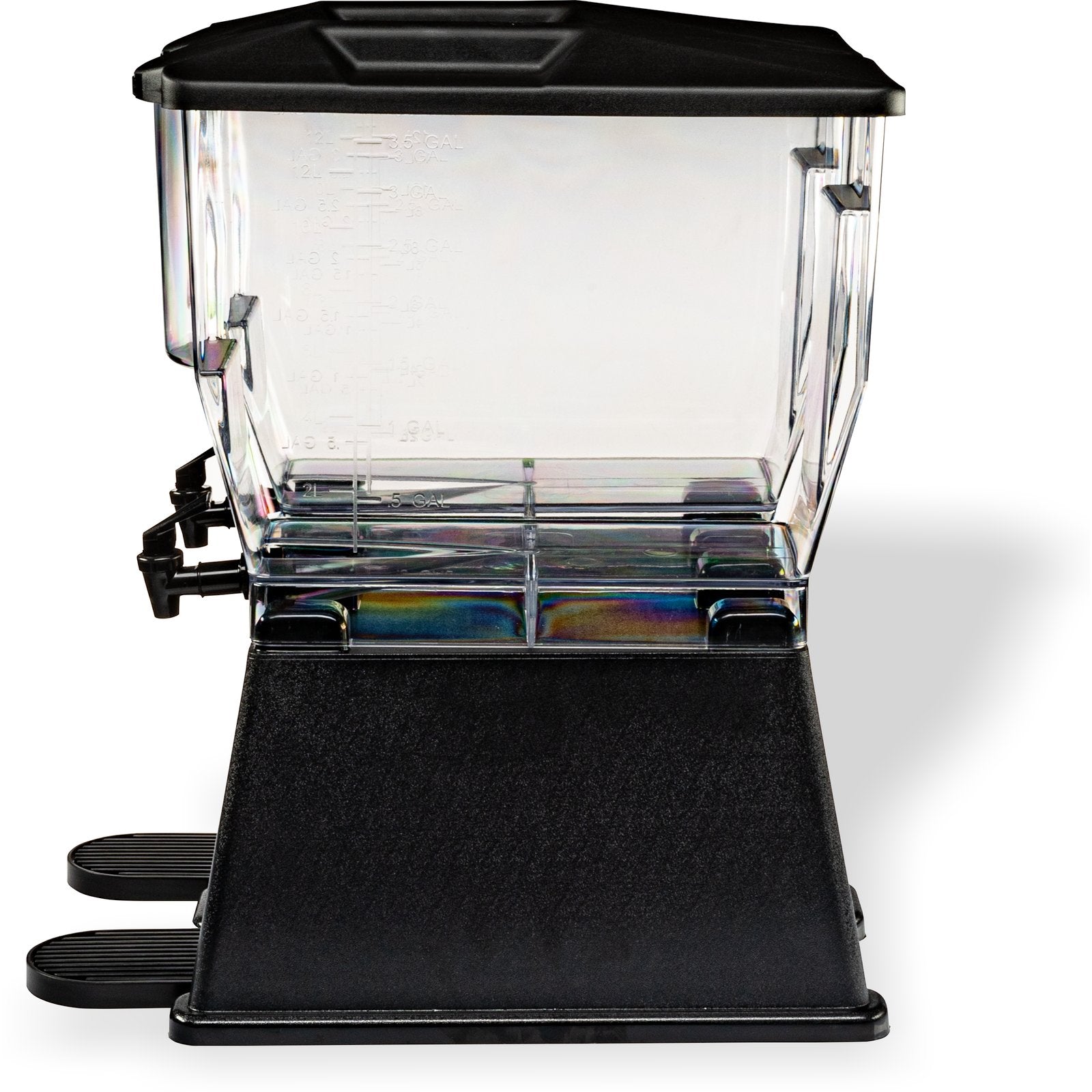 Carlisle 1085103 3.5 Gallon Black Double TrimLine Premium Beverage Dispenser