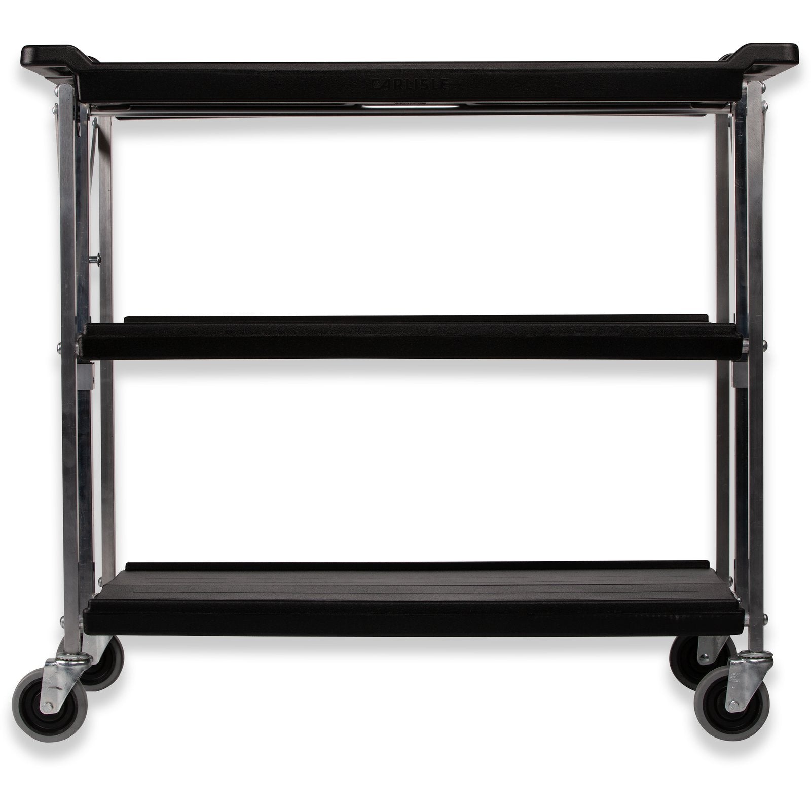 Carlisle SBC203103 20" x 31" Black Polyethylene Fold 'N Go Cart