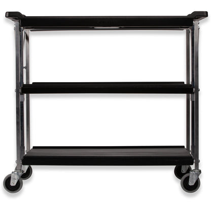 Carlisle SBC203103 20" x 31" Black Polyethylene Fold 'N Go Cart