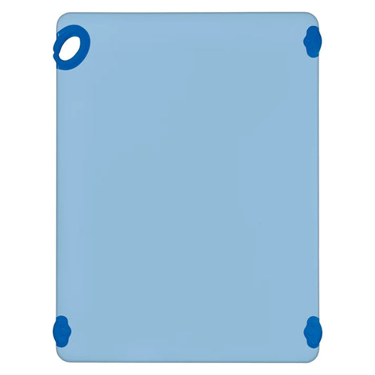 Winco CBK-1824BU 18" x 24" x 1/2" Blue Cutting Board with Hook