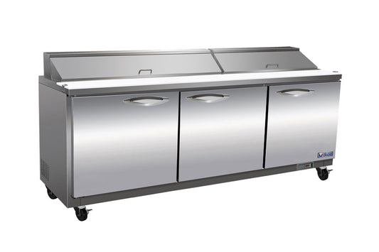 Ikon ISP72 72" Triple Door Salad/Sandwich Prep Table