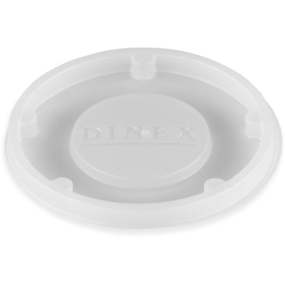 Dinex DX24019000 Translucent Disposable Lid for Fits Specific Cambro and G.E.T. Enterprises Tumblers (1500/cs)