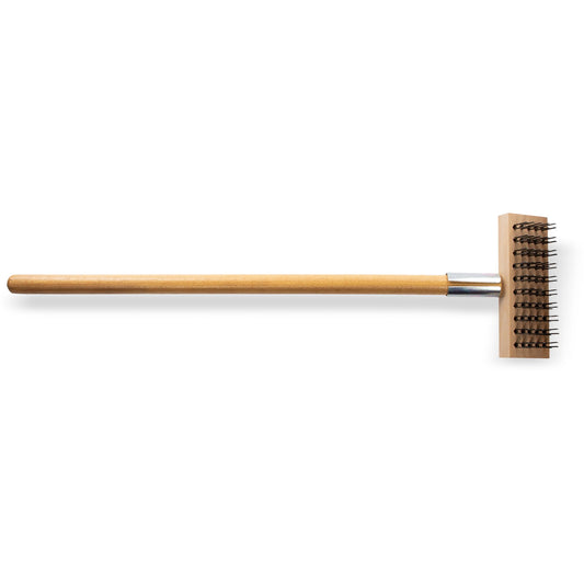 Carlisle 36372500 30" Natural Oven Grill Brush & Scraper with Handle