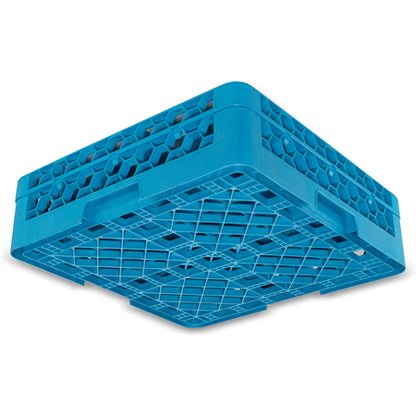 Carlisle RG25-114 Carlisle Blue 25-Compartment Polypropylene OptiClean Divided Glass Rack with 1 Extender 5.56"